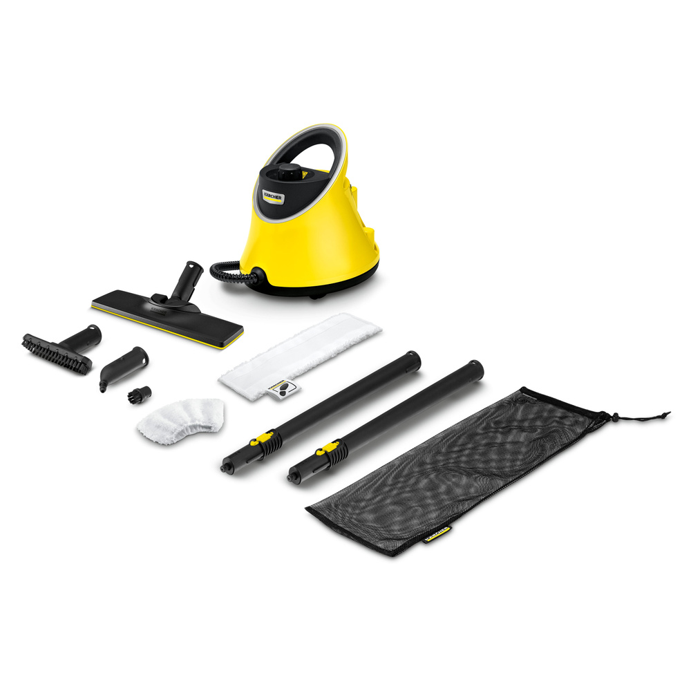 Пароочиститель Karcher 1.513-400.0., желтый, черный, 1500 Вт купить по  низкой цене с доставкой в интернет-магазине OZON (491799942)