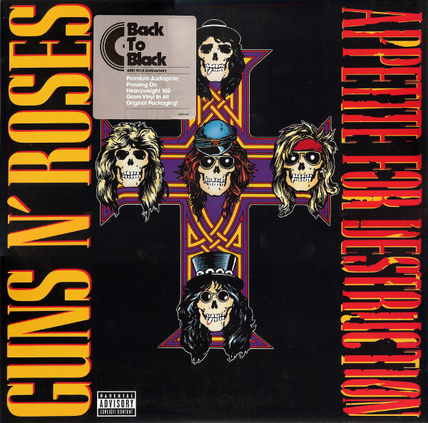 GUNS N' ROSES Appetite For Destruction (LP) #1