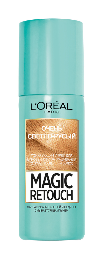 L'Oreal Paris Тонирующий спрей для волос Magic Retouch, 9 Очень светло ...
