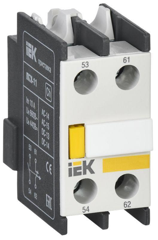 Приставка контактная ПКИ-11 доп. контакты 1з+1р IEK KPK10-11 #1