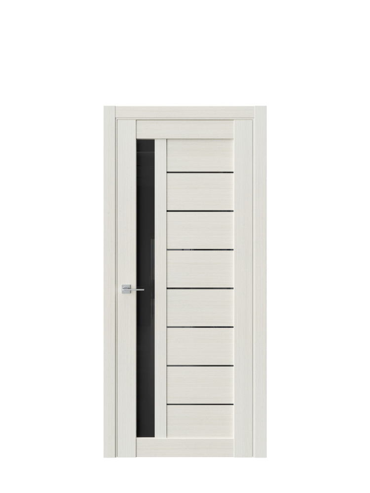 Дверь межкомнатная Лиственница Белая, Дерево, МДФ, 600x2000, Со стеклом  #1