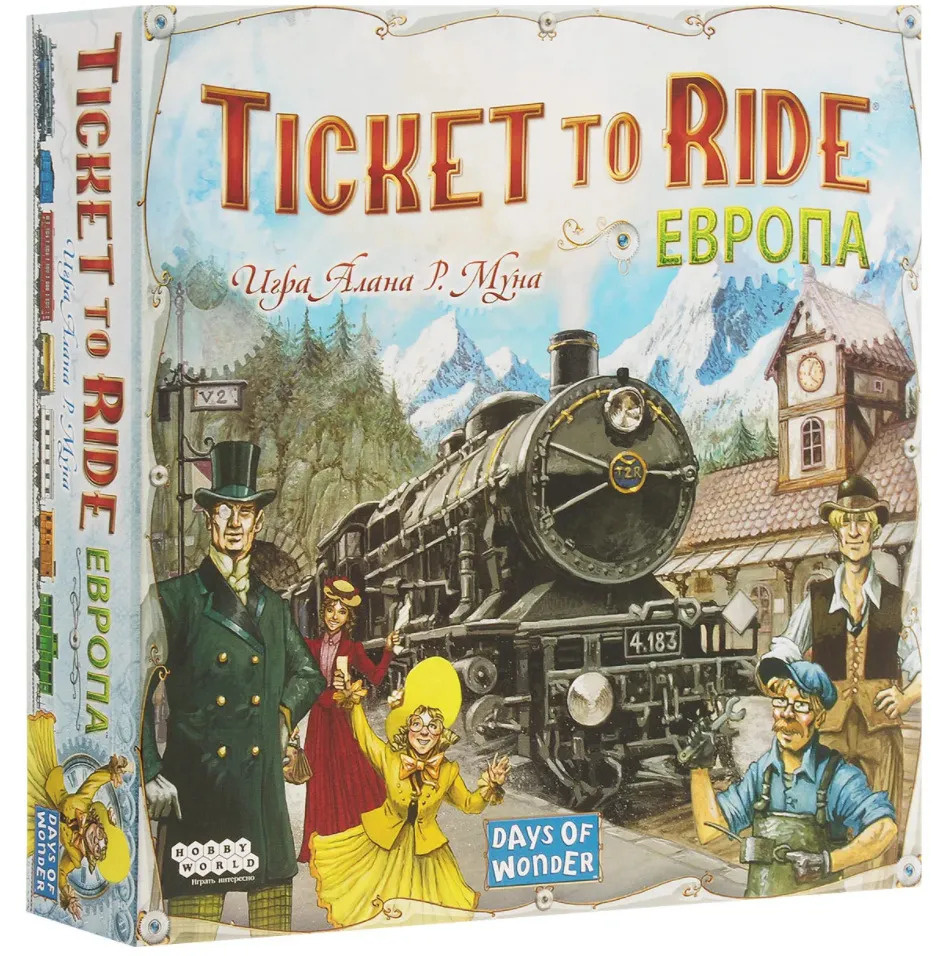 Настольная игра Ticket to Ride 1912 - купить с доставкой по выгодным ценам  в интернет-магазине OZON (1044268211)