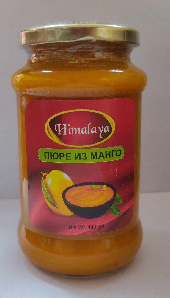 Пюре из манго Альфонсо натуральное без сахара 400 гр. стекло  #1