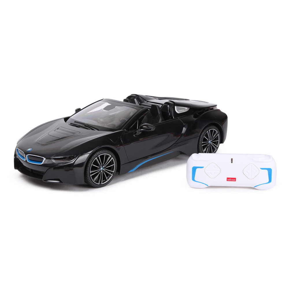 Машина Rastar РУ 1:12 BMW i8 Roadster Черная 95500 #1