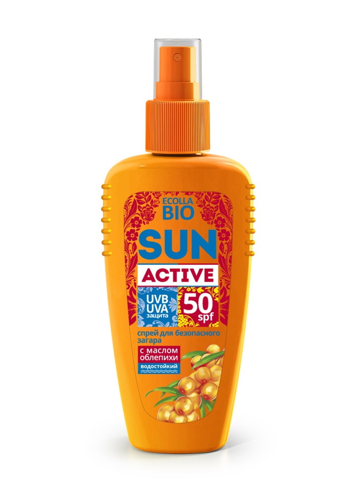 SUN ACTIVE Спрей для безопасного загара SPF 50, 120 мл - купить с ...