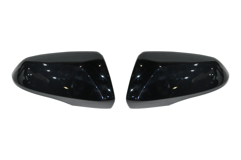 Накладки на зеркала Лада Веста комплект 2180 / MIRR / Lada Vesta / цвет Черный глянец, облицовка корпуса #1