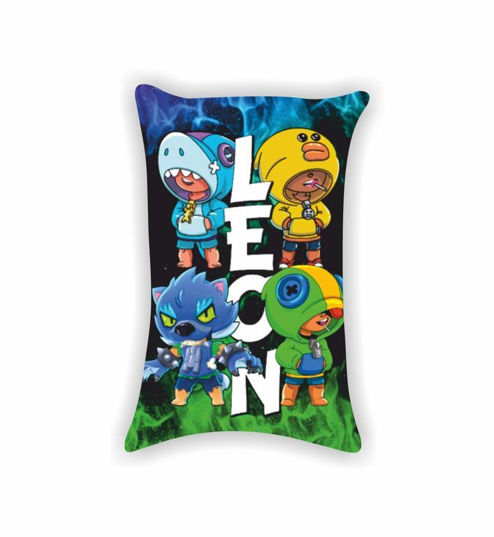 Подушка GOODbrelok БРАВЛ СТАРС, BRAWL STARS №44 29x40 - купить по ...