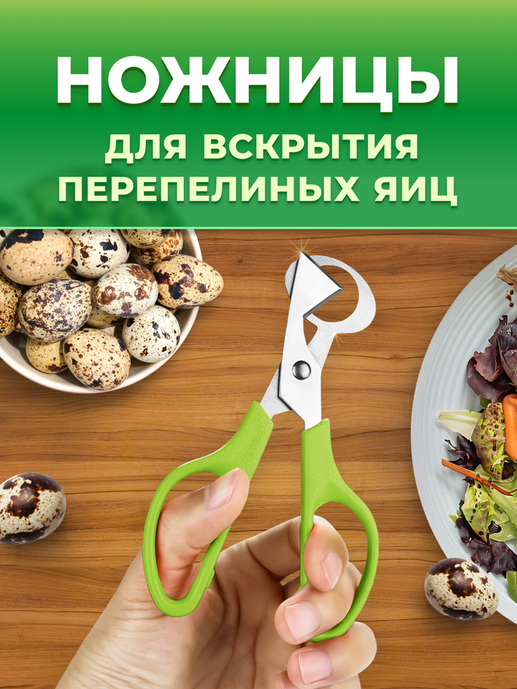 Чистовкин Ножницы кухонные для вскрытия перепелиных яиц, 14 см - купить ...