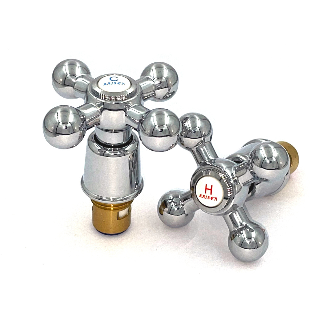 Комплект маховиков для смесителя крест с кран буксами пара ...