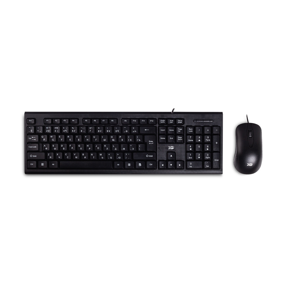X-Game Комплект мышь + клавиатура Комплект Клавиатура + Мышь X-Game XD-1100OUB, черный  #1