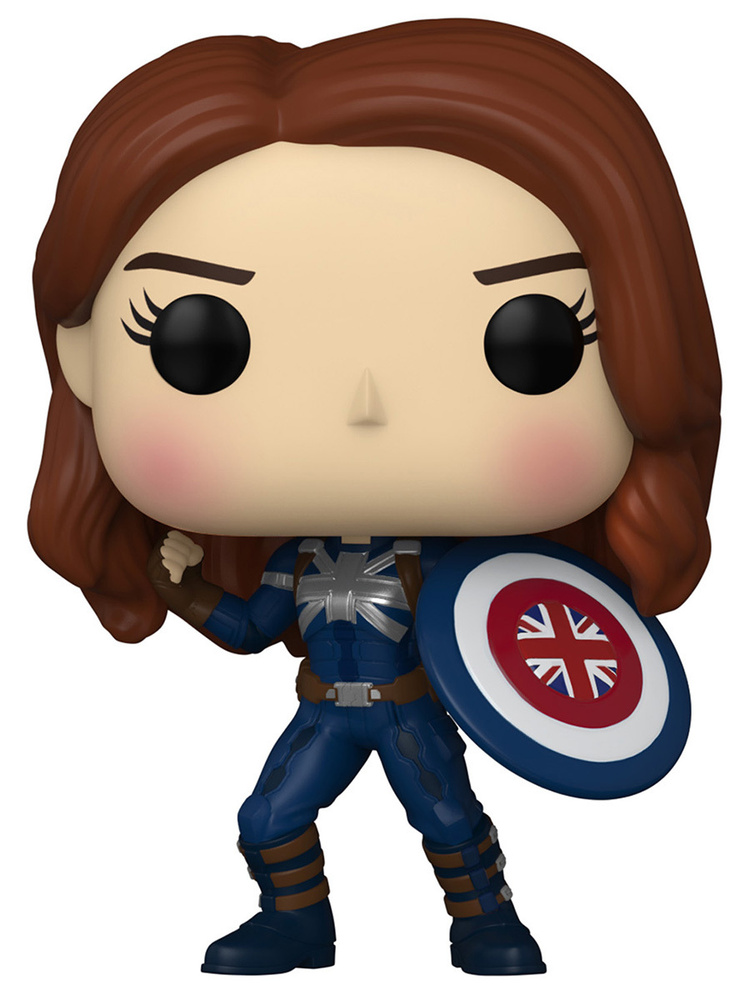 Фигурка коллекционная Funko POP! Bobble Marvel What If Captain Carter ...