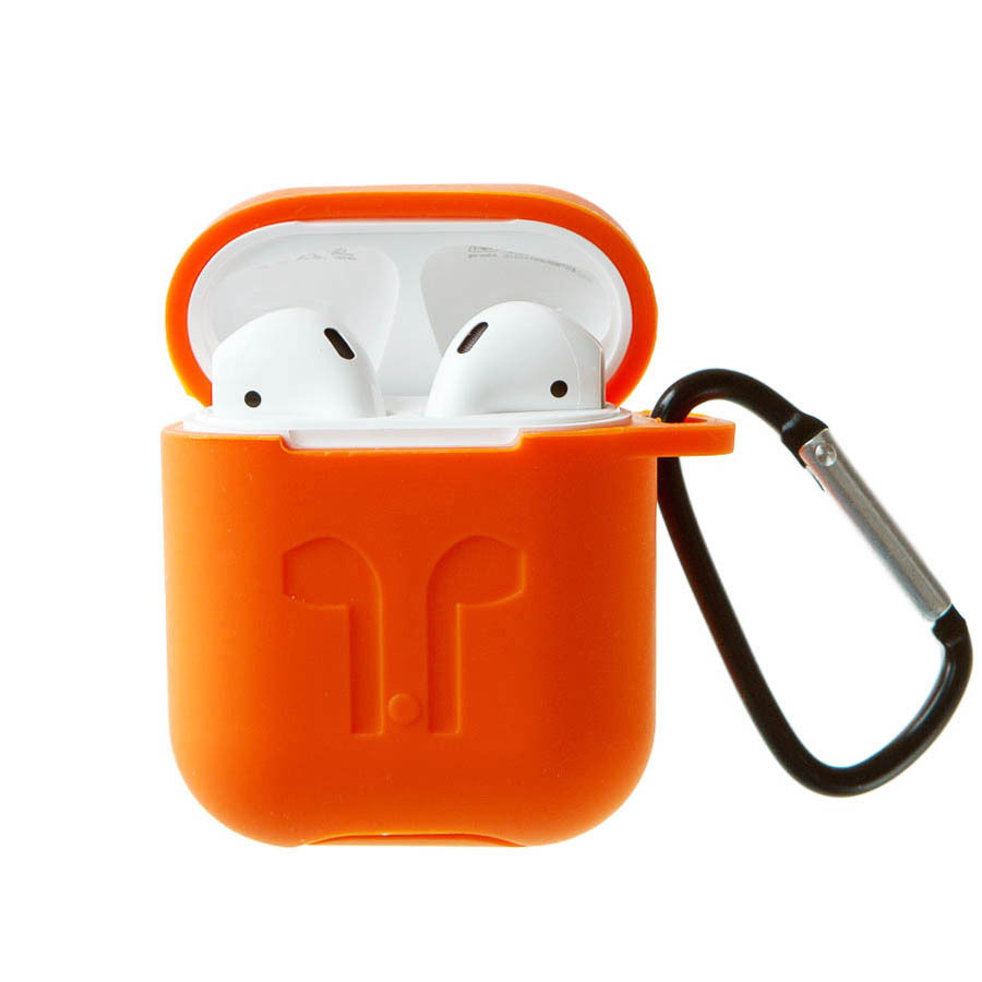 Силиконовый чехол с карабином для наушников Apple AirPods 2 / Apple ...