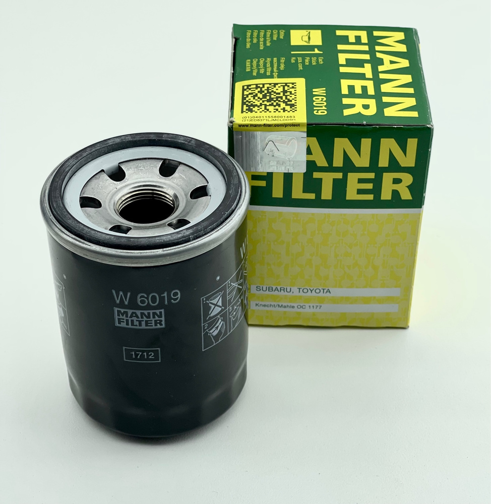 Фильтр масляный MANN FILTER W6019 - купить по выгодным ценам в интернет ...