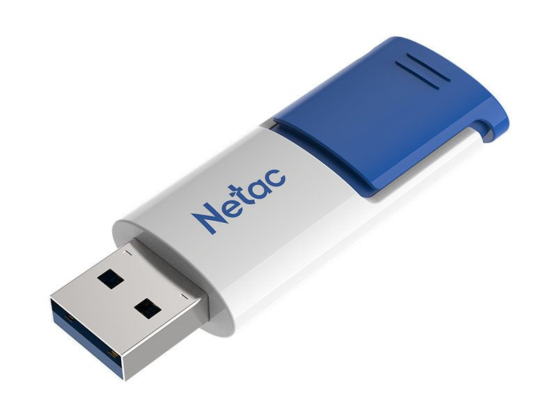 Флеш Диск Netac 256Gb U182 NT03U182N-256G-30BL USB3.0 синий/белый #1