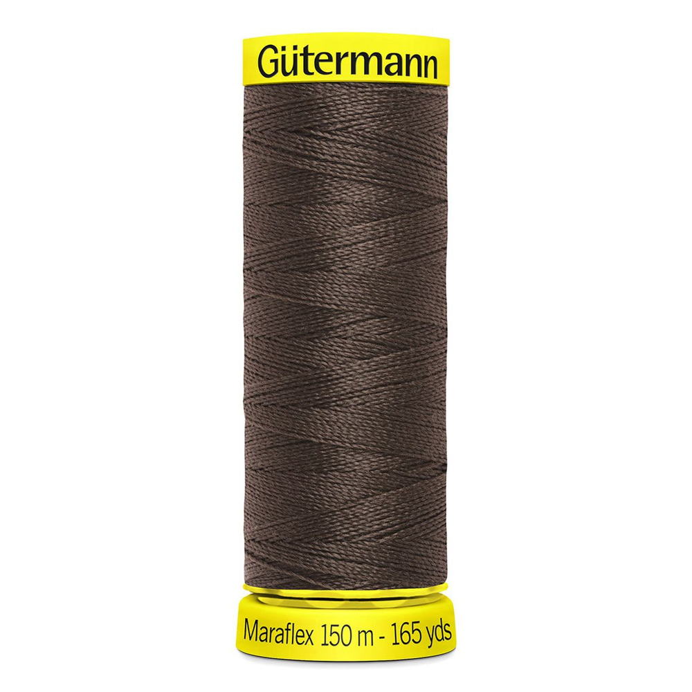 Нить Gutermann Maraflex для трикотажных материалов, 694 кофейный, 150 м, 100% ПБТ, 1 шт, 777000, гутерман #1