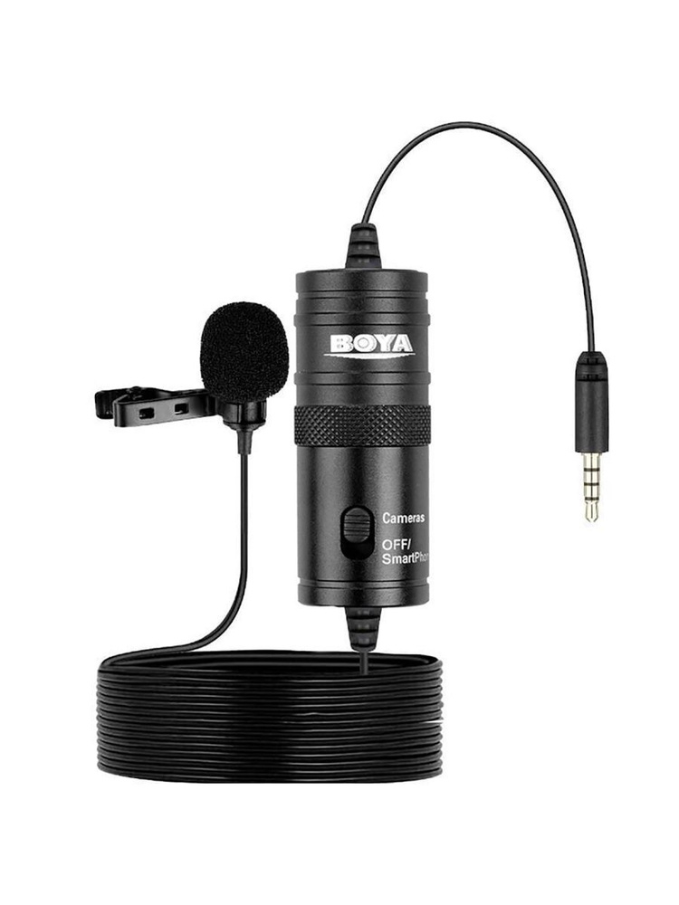 Микрофон BOYA BY-M1 - купить по выгодной цене в интернет-магазине OZON ...