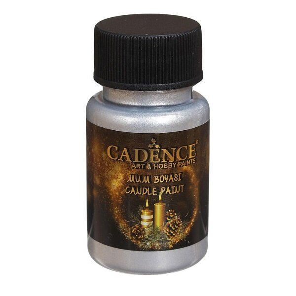 Краска для свечей Cadence Candle Paint, 50 ml. Silver-2132 - купить с ...