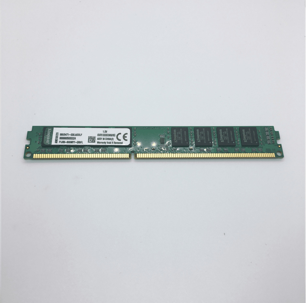 Модуль оперативной памяти Kingston DDR3 8 ГБ 1333 MHz DIMM PC3-10600 1x8 ГБ  (KVR1333D3N9/8G) - купить по выгодной цене в интернет-магазине OZON  (671606498)