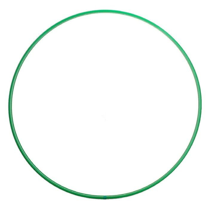 Обруч, диаметр 90 см, цвет зелёный / 1209335 #1