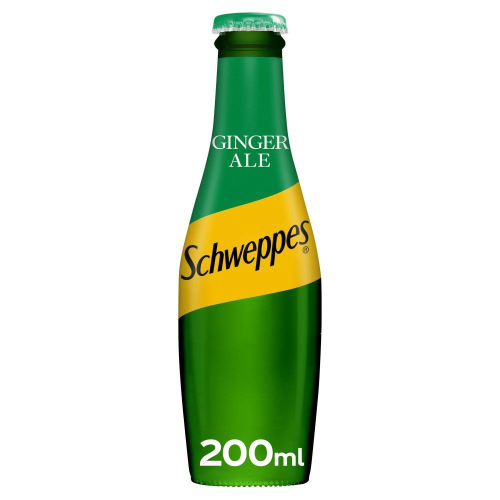 Schweppes Ginger Ale напиток сильногазированный / Швепс Канада Драй Джинжер Эль 0,2*1шт стекло Великобритания. #1