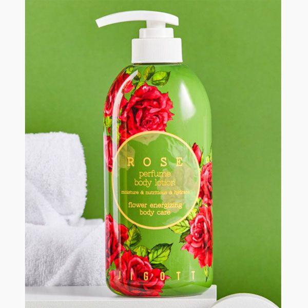 Лосьон для тела с экстрактом розы Jigott Rose Perfume Body Lotion (500 мл)  #1