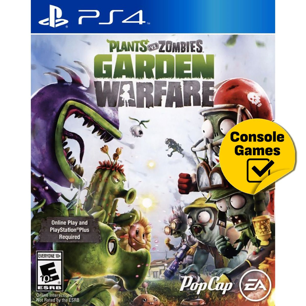 Игра PS4 Plants vs Zombies Garden Warfare (Только сетевая игра)  (PlayStation 4, Английская версия)