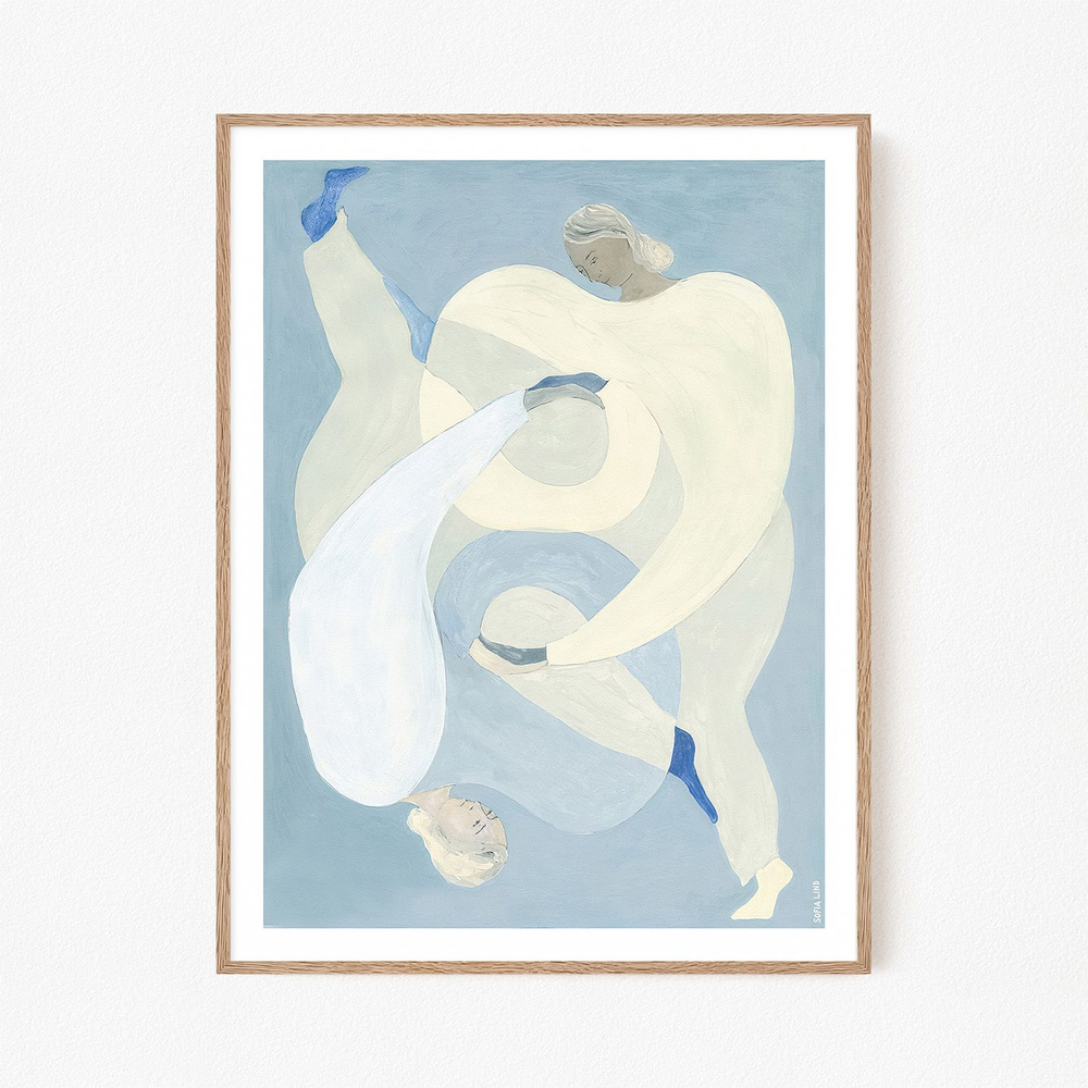 Постер для интерьера "София Линд - Sofia Lind Hold You Blue", 30х40 см #1