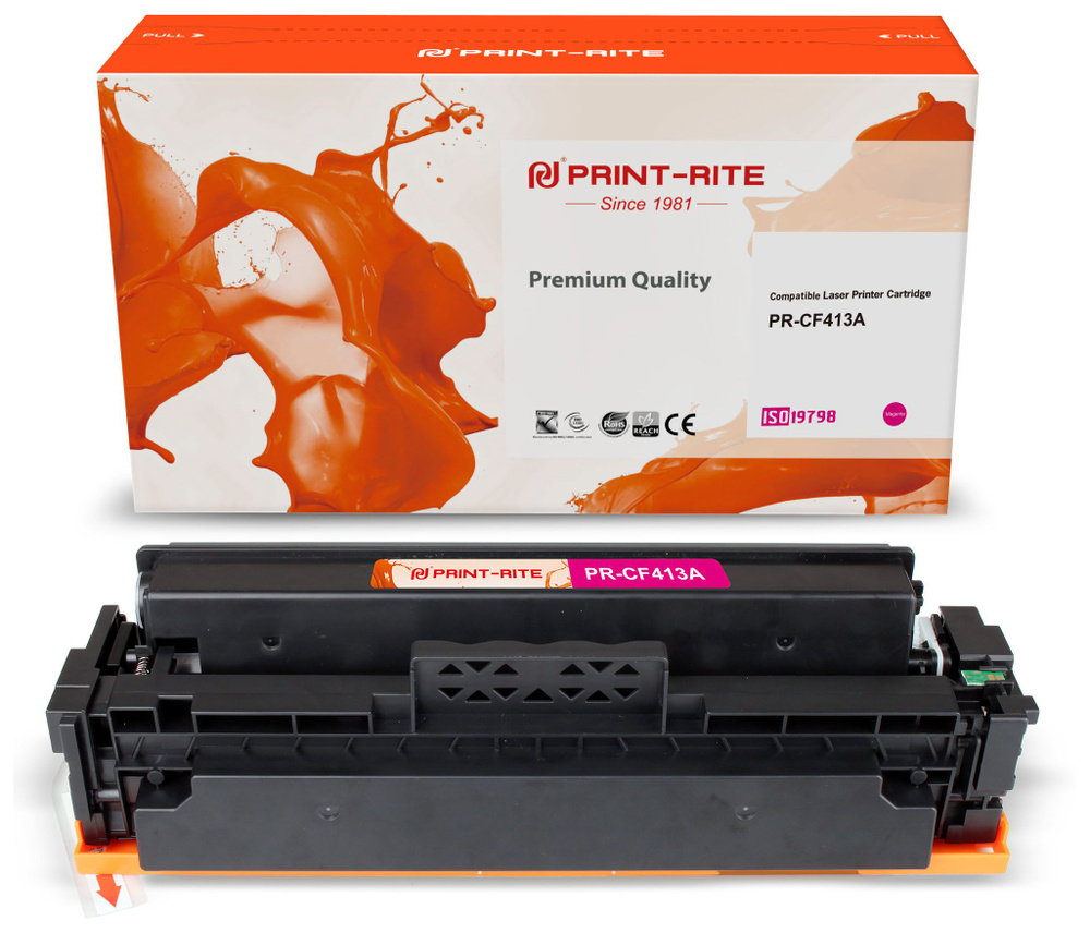 Print-Rite PR-CF413A картридж лазерный (HP 410A - CF413A) пурпурный 2300 стр  #1