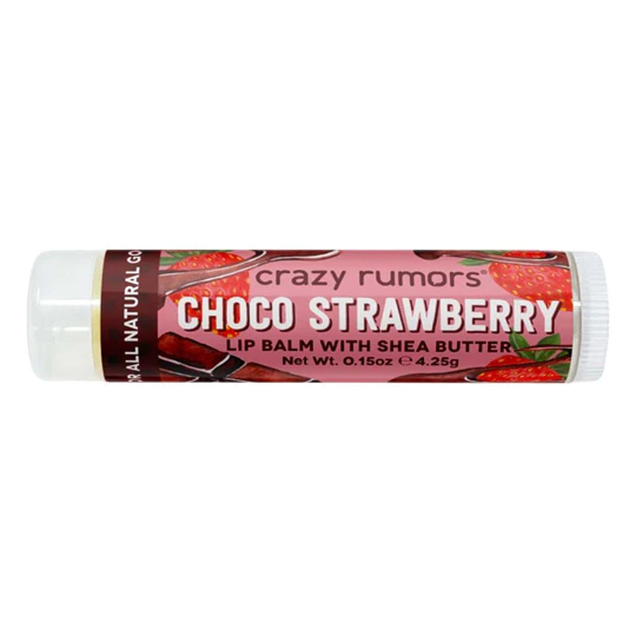 Crazy Rumors Бальзам для губ Choco Strawberry Lip Balm с Шоколадно Клубничным ароматом, 4.25 г  #1