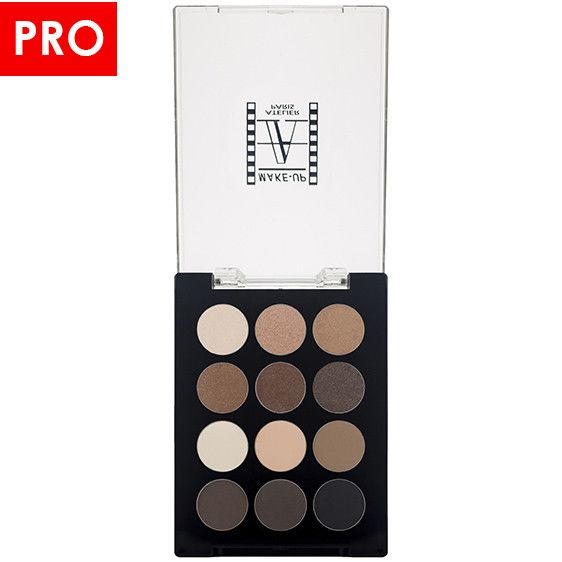 Тени для век Make-Up Atelier Paris 12 цветов купить на OZON по низкой ...