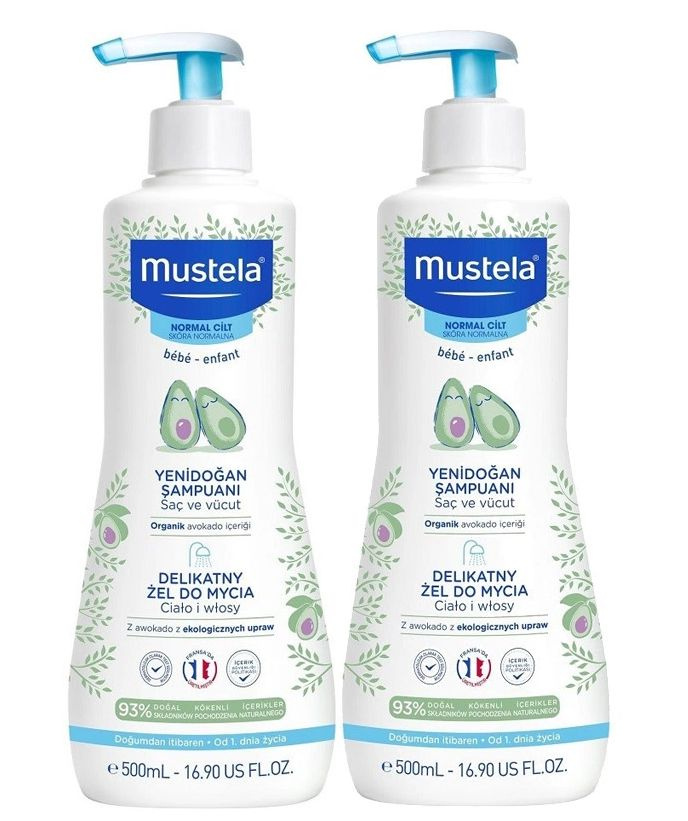 Mustela Шампунь для волос, 1000 мл #1