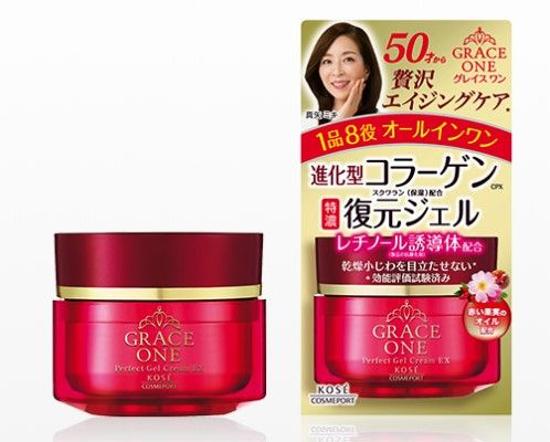 KOSE Cosmeport Крем-гель с Астаксантином против морщин для зрелой кожи ...