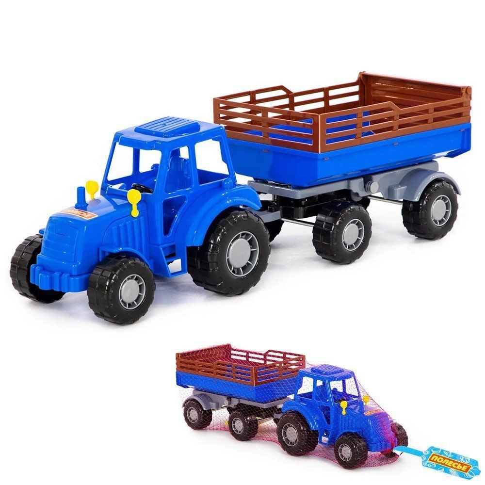 Трактор с прицепом N 2 синий, универсальный - купить с доставкой по ...