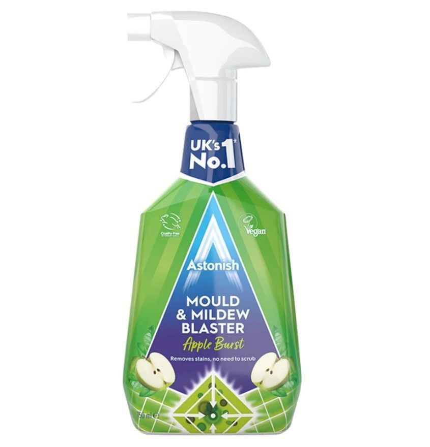 Astonish Mould & Mildew Blaster Apple Burst Спрей для удаления грибка и плесени Яблочный взрыв 750 мл #1