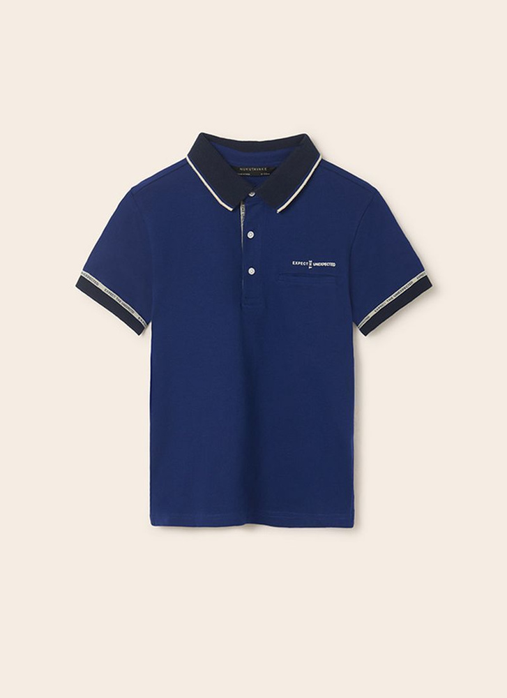 Поло Mayoral, размер 170, цвет синий, 100% хлопок - купить по выгодной ...