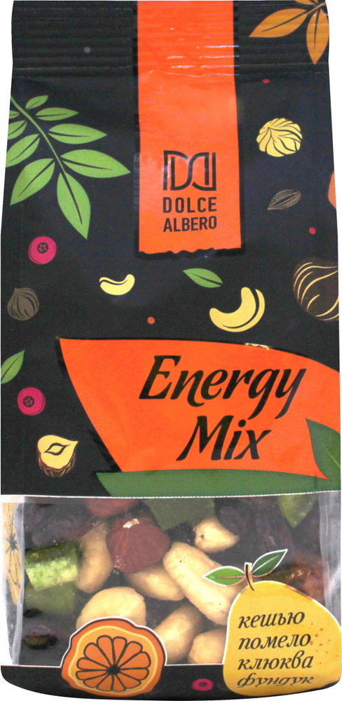 Фруктово-ягодная смесь сухофруктов с орехами DOLCE ALBERO Energy Mix, 120 г  #1