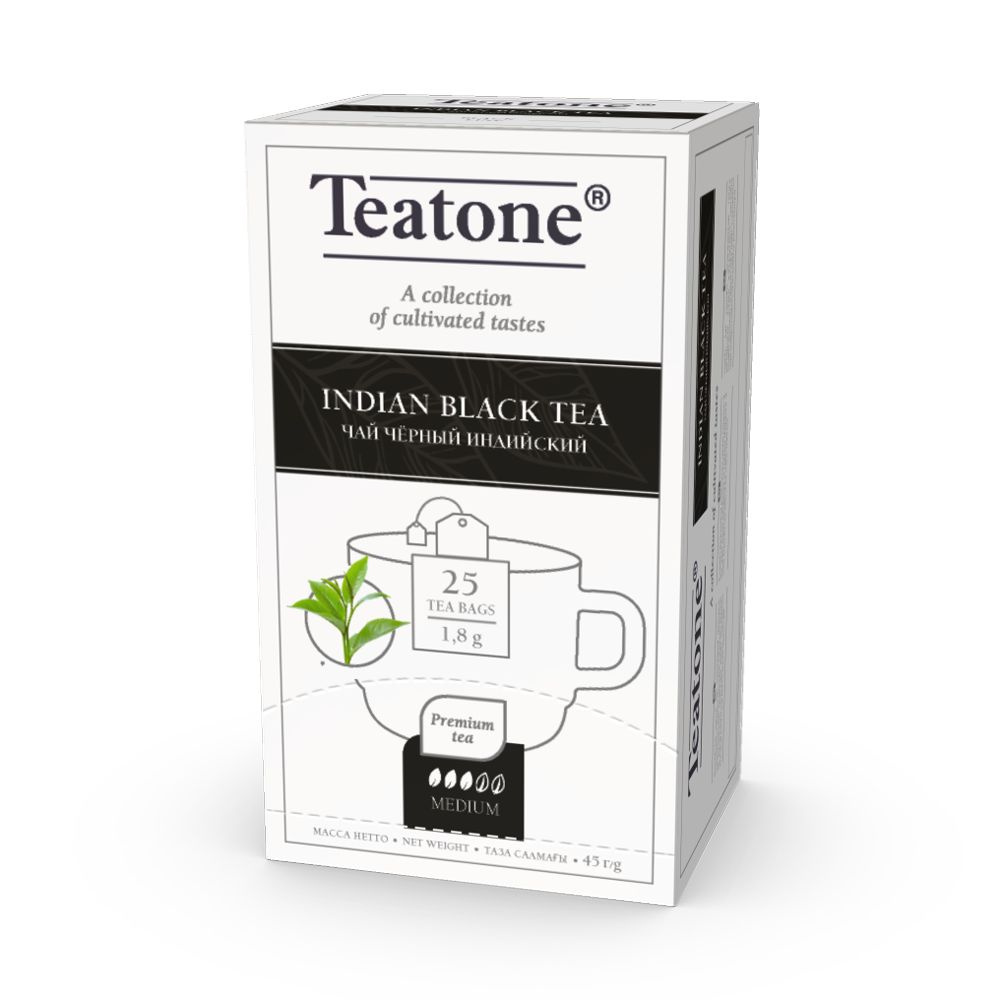 Teatone Чай Teatone Черный Индийский, пакетированный на чашку, 25 шт. Натуральный!  #1