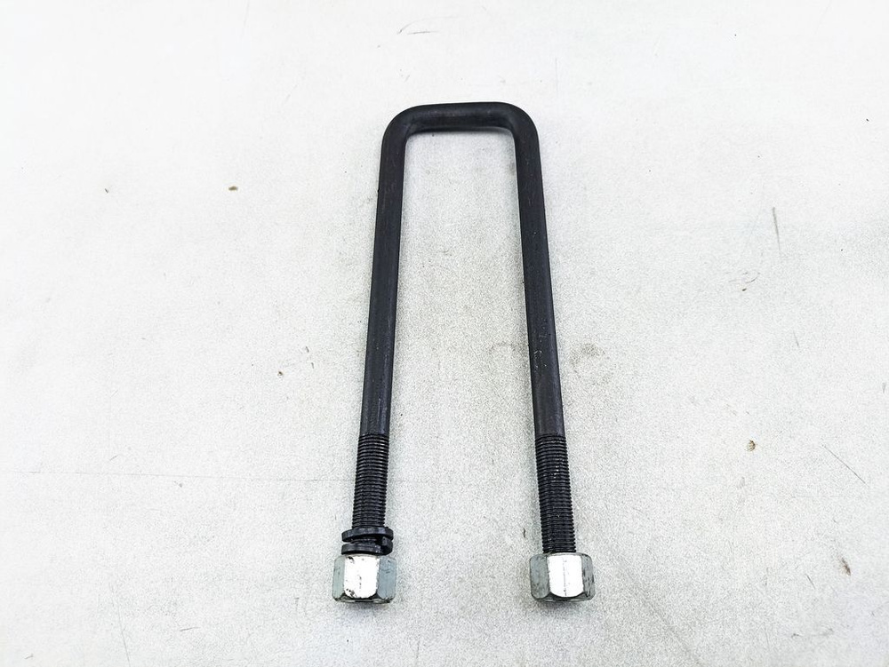 Стремянка рессоры УАЗ 469 (230 мм, УДЛИНЁННАЯ) с ГАЙКАМИ - купить по ...