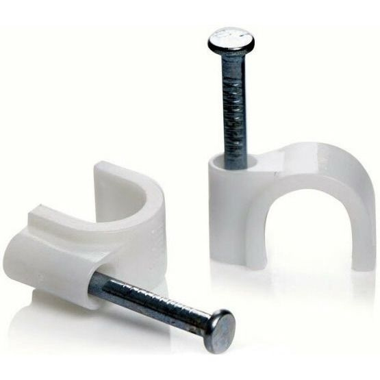 Скобы для крепления кабеля GepLink GL4055 4 mm (50 шт., белые) - купить ...