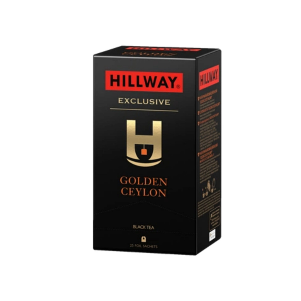 <b>Чай</b> черный <b>HILLWAY</b> Exclusive Golden Ceylon, 25 пак. 