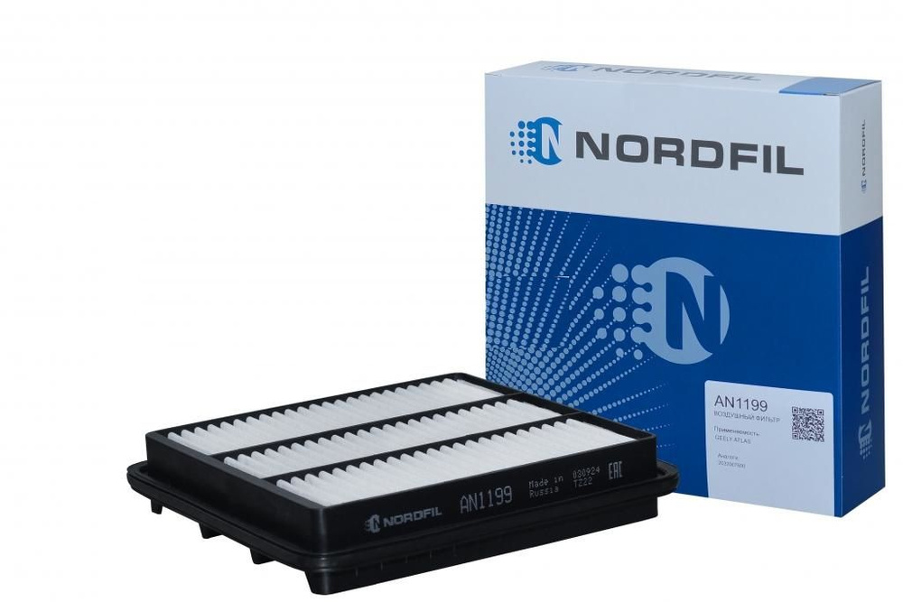 Фильтр воздушный NORDFIL AN1199 Geely Atlas 2016- OEM 2032007600 gb95129pl #1