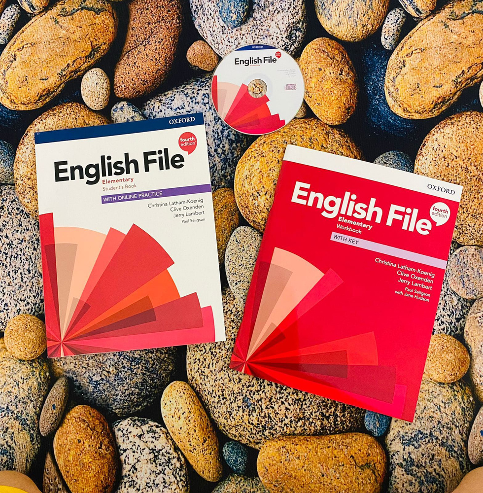 English File Elementary четвертое издание, 4th edition, Учебник, Рабочая  тетрадь, диск | Lambert