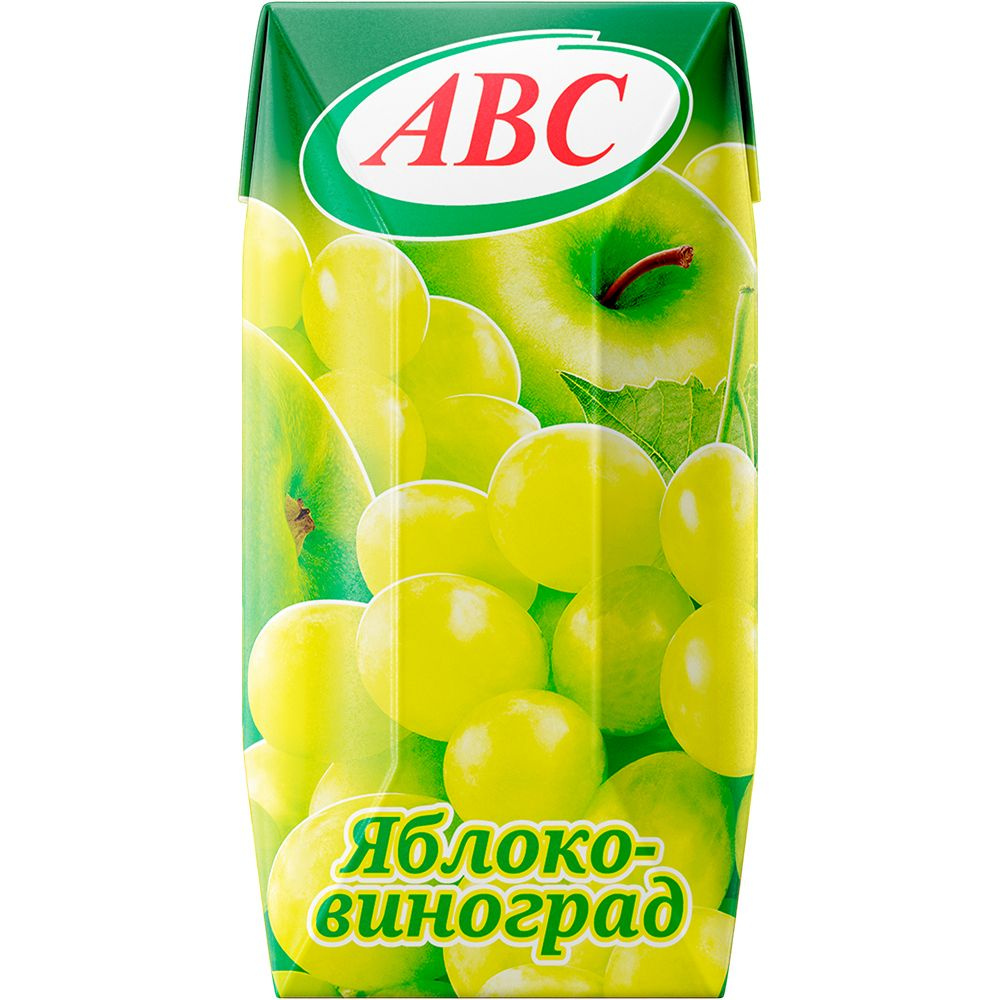 Нектар "АВС" Яблочно-виноградный 0,2 л. 27 шт. - купить с доставкой по ...