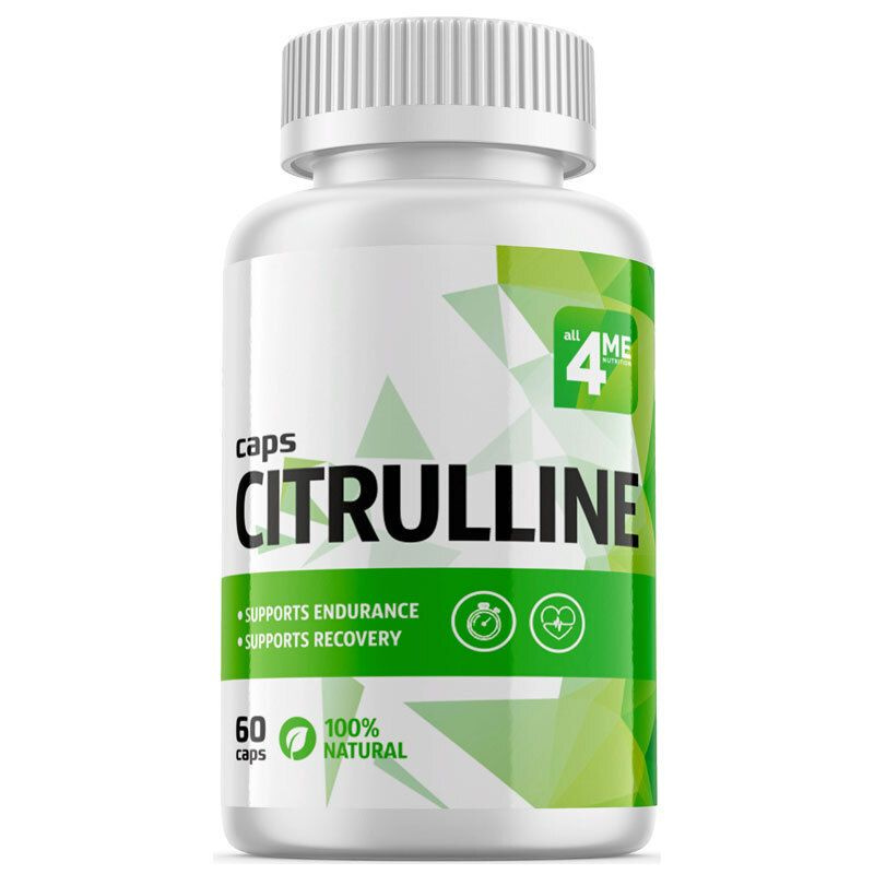 4Me Nutrition Citrulline (60 капс.) Комплекс аминокислот, спортивное ...
