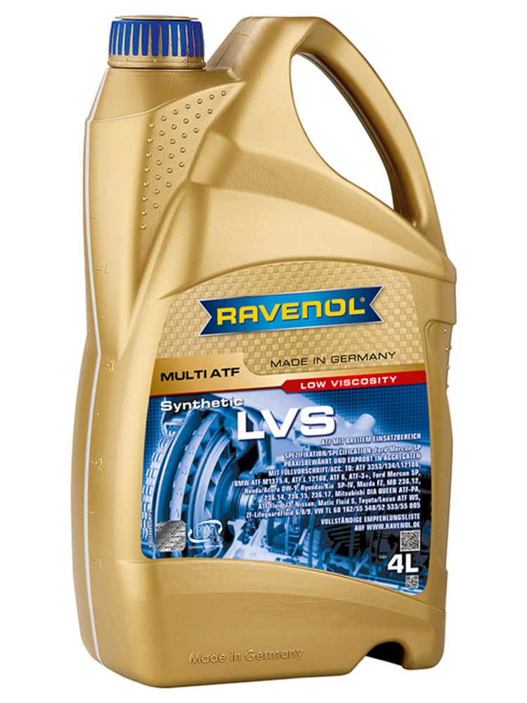 Трансмиссионное масло RAVENOL Multi ATF LVS Fluid (4л) - купить по ...