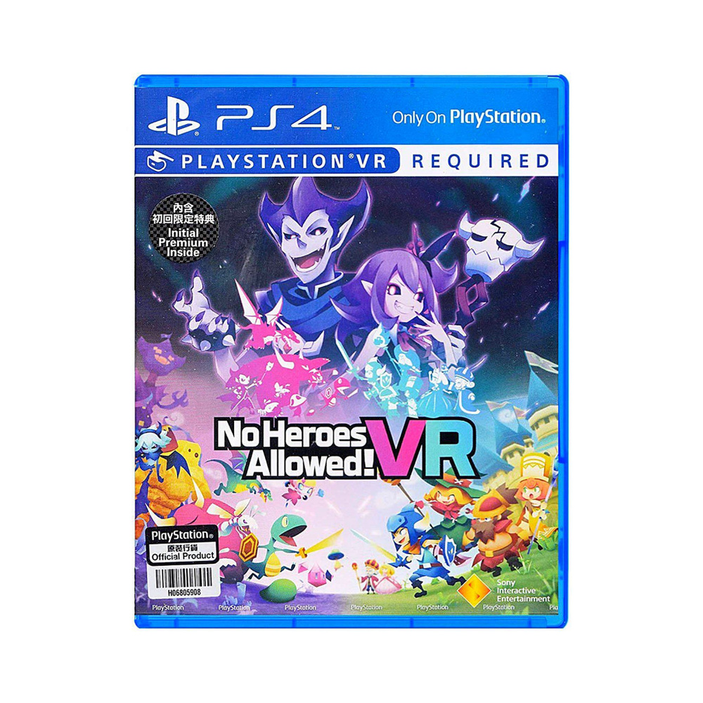 Игра No Heroes Allowed (PlayStation 4 VR, Английская версия) купить по  низкой цене с доставкой в интернет-магазине OZON (1416223528)