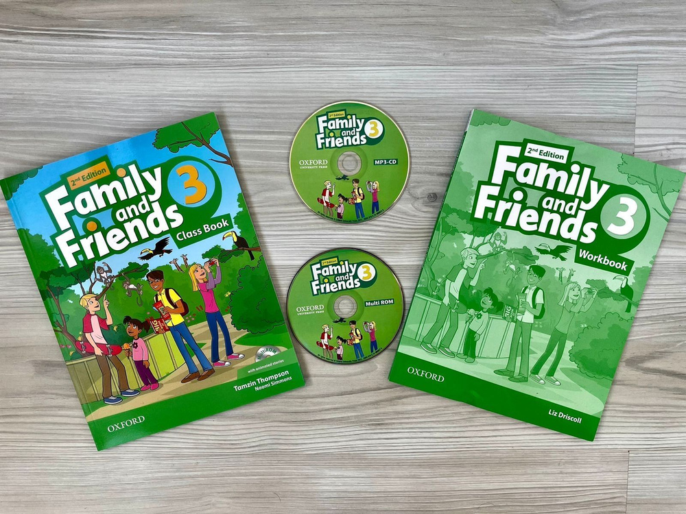 Family and Friends 3 (2nd Edition) :Комплект-Учебник+Рабочая Тетрадь ...