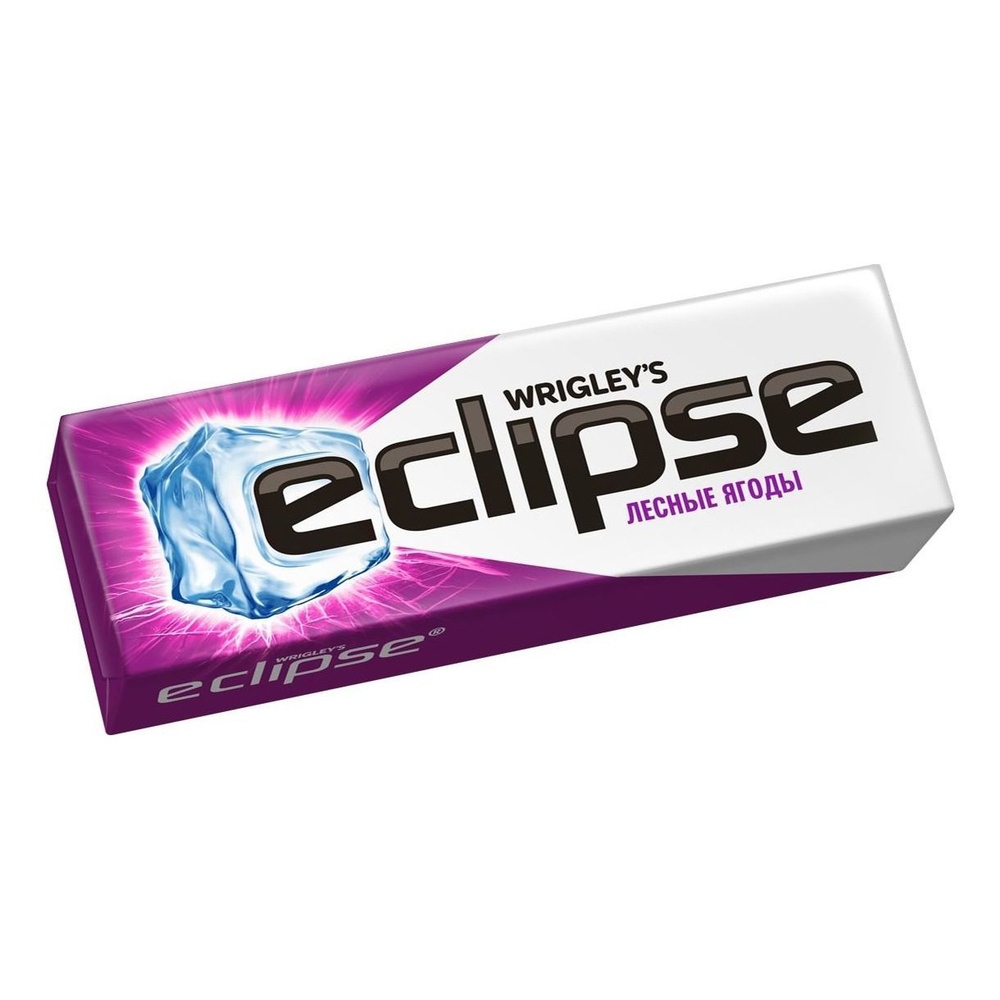 Жевательная резинка Eclipse Лесные Ягоды без сахара 13,6 г, комплект: 7 шт. по 13.6 г  #1