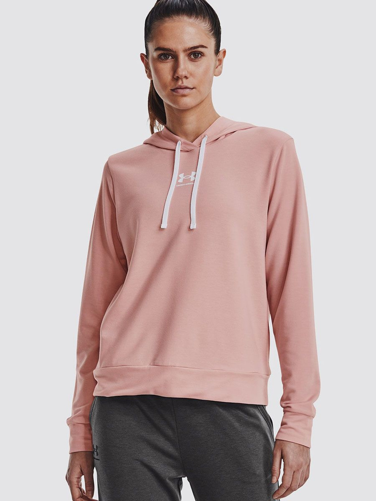 Under armour deals pink sweatshirt