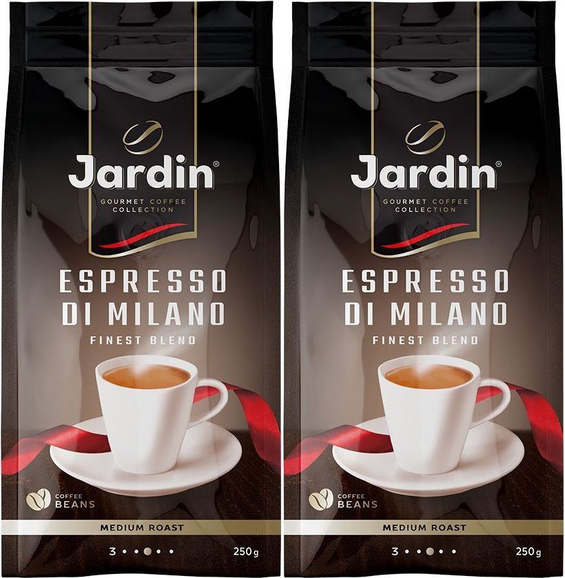 Кофе Jardin Espresso di Milano в зернах, комплект: 2 упаковки по 250 г #1